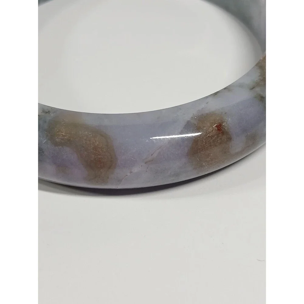 Grey Lavender Jade Bangle 67mm Multi-Color